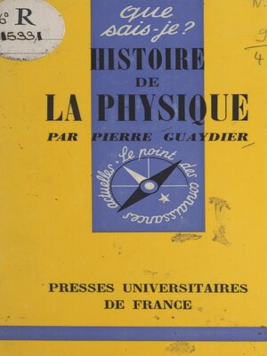 cover image of Histoire de la physique